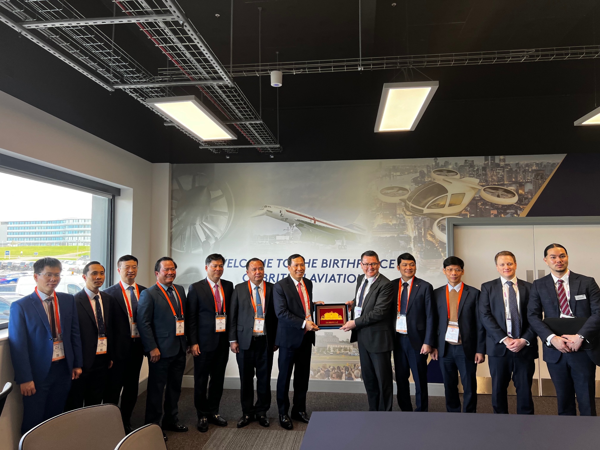 International delegation meeting at Security & Policing