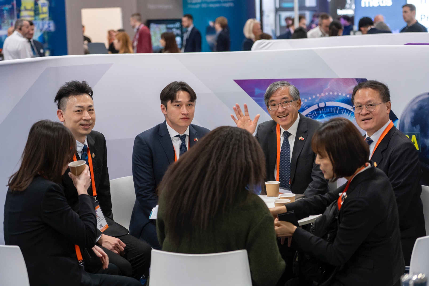 International delegation meeting at Security & Policing